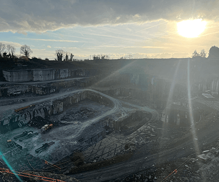 Kilkenny Limestone Groeves (Ierland) - Kellymount Quarry