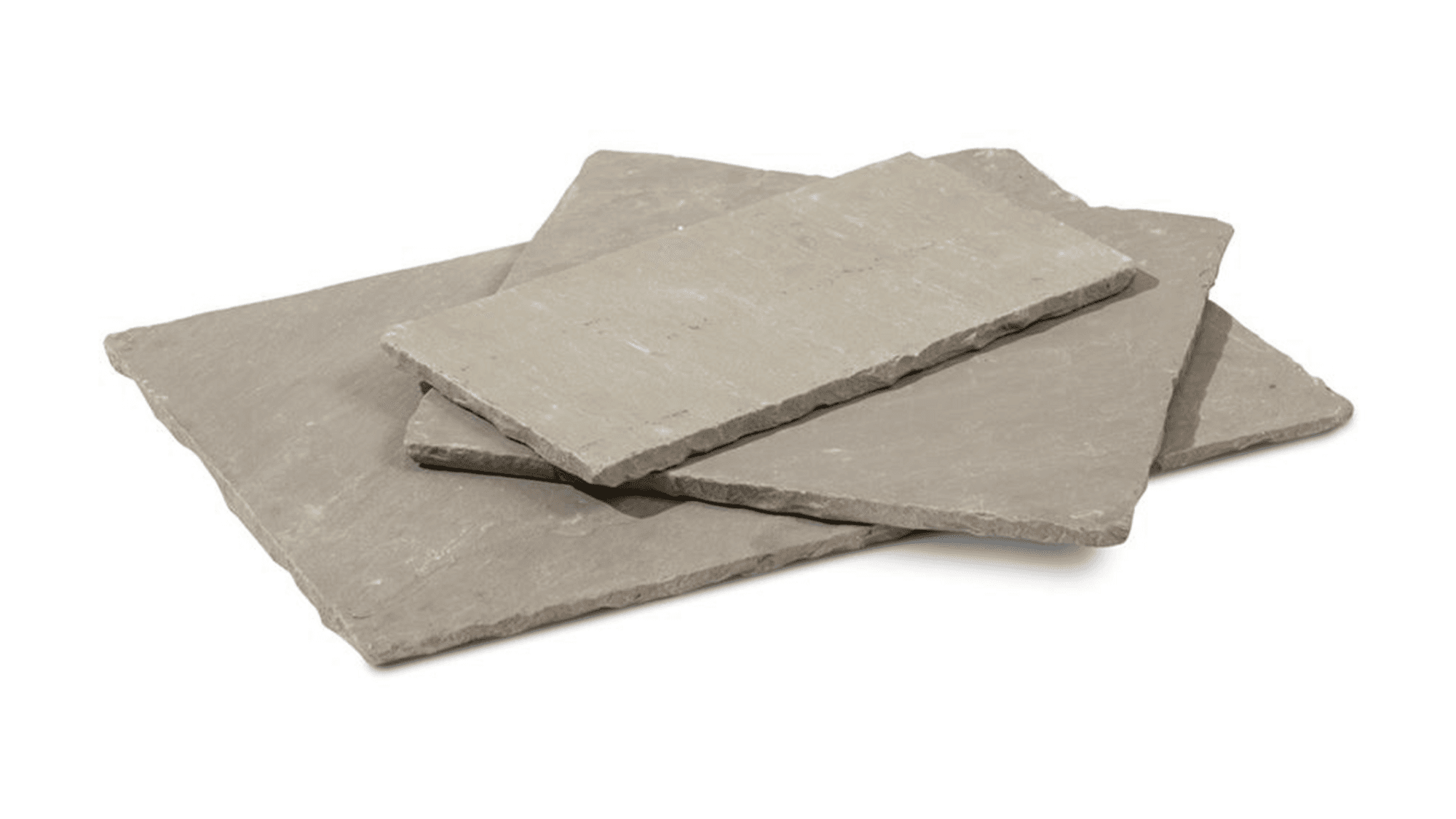 Natural cleft, hand cut edges