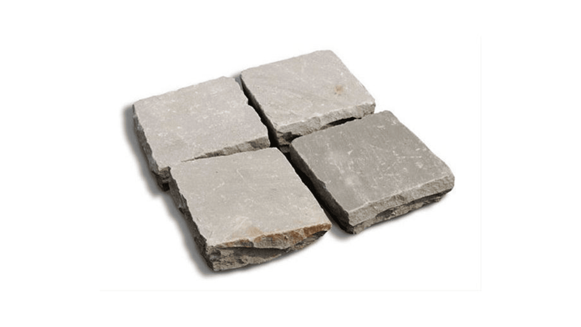 Natural cleft, hand cut edges