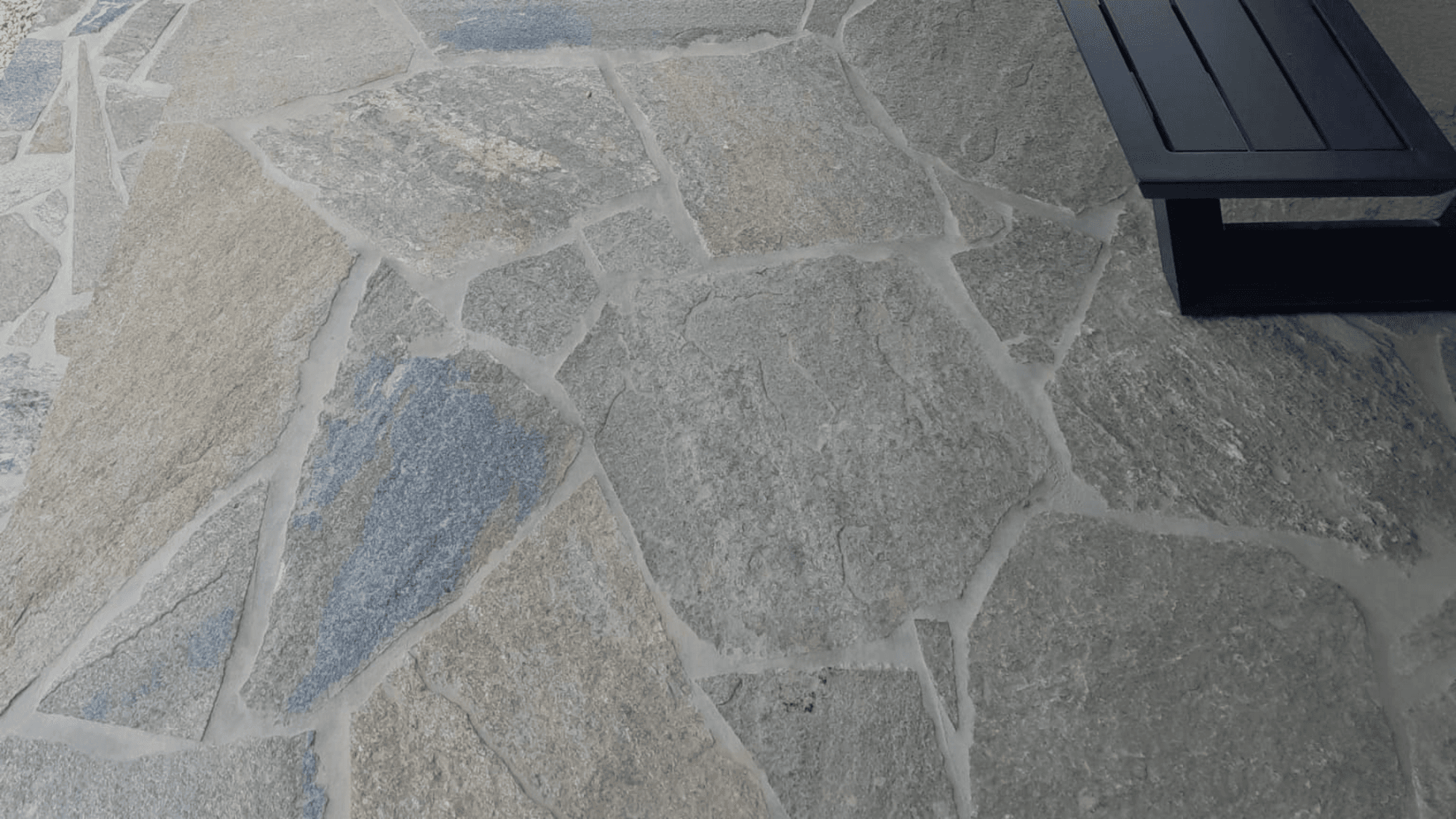 natural cleft, hand cut edges