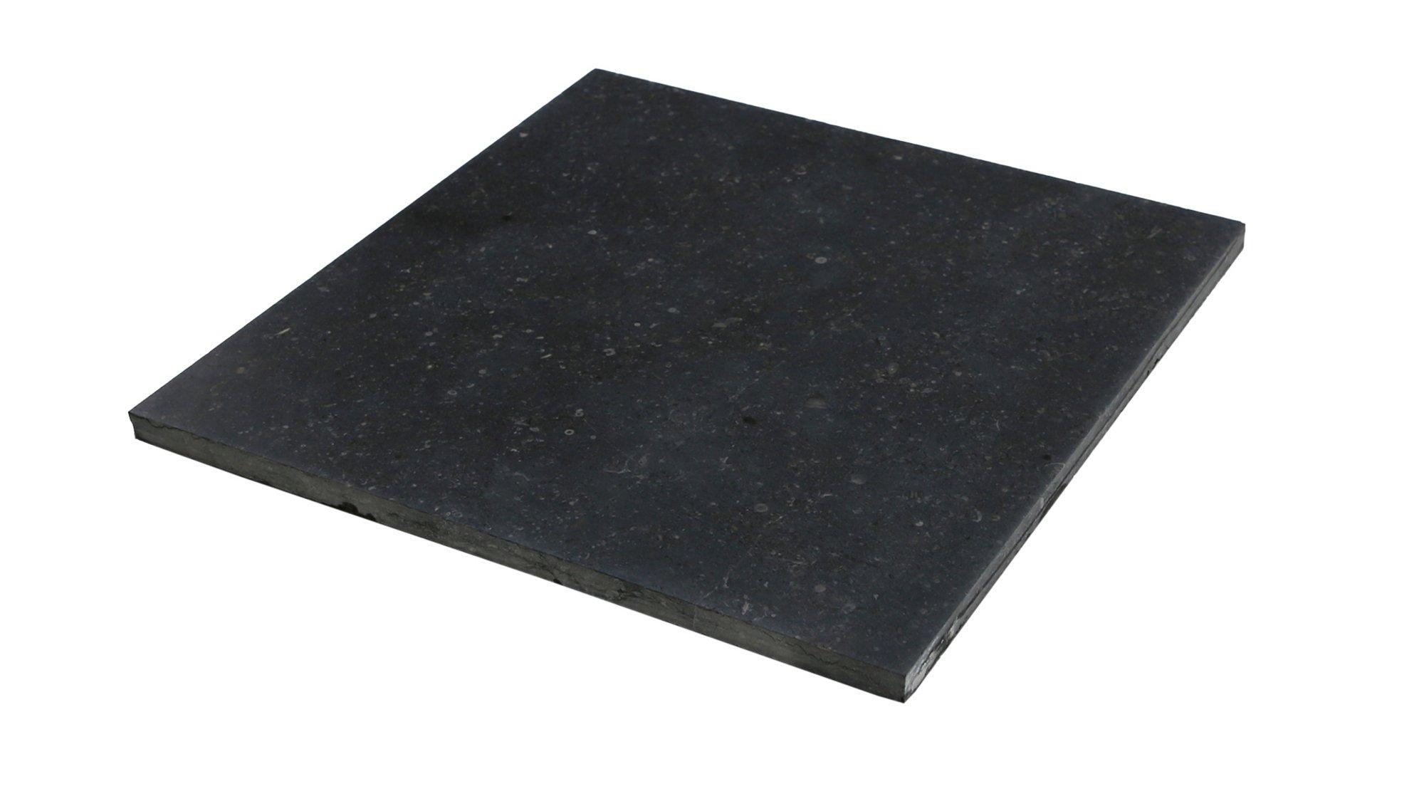 Dark blue honed