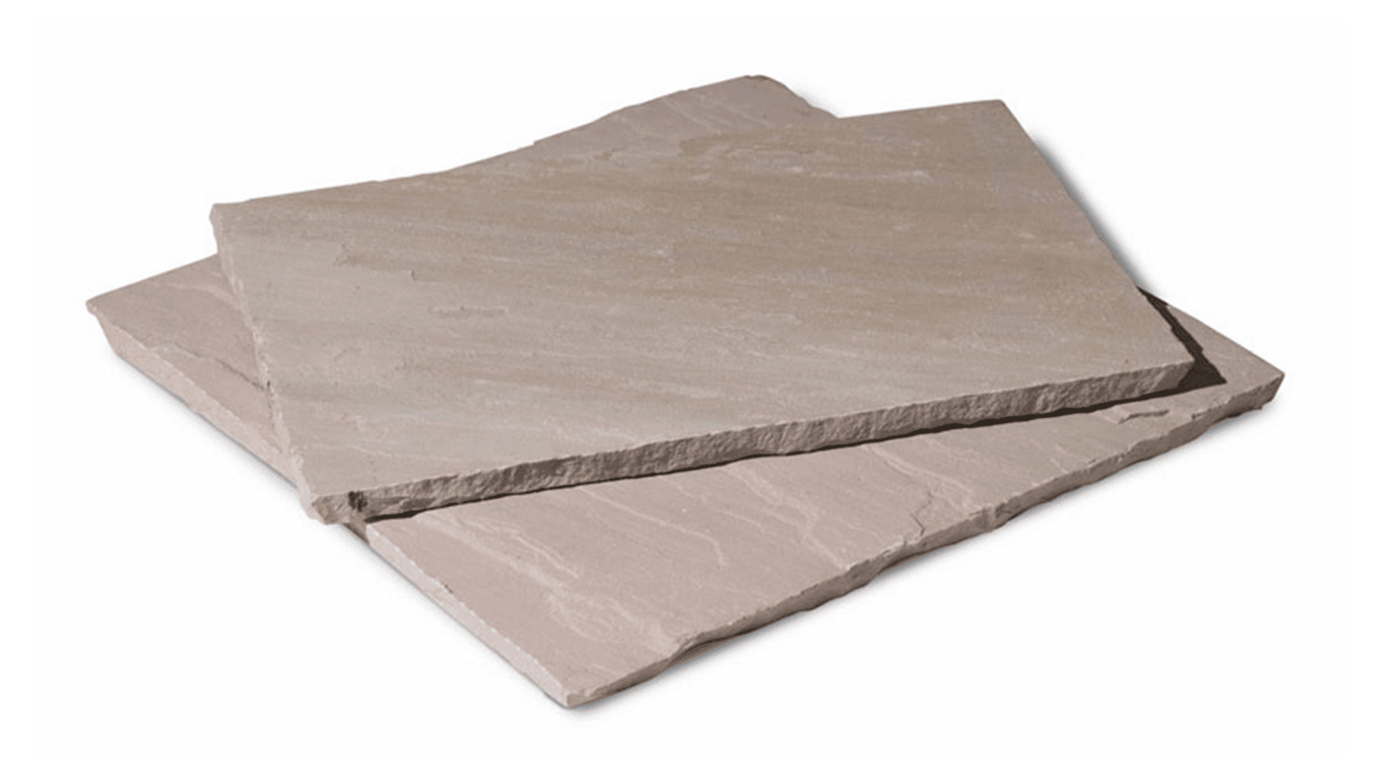 Natural cleft, hand cut edges