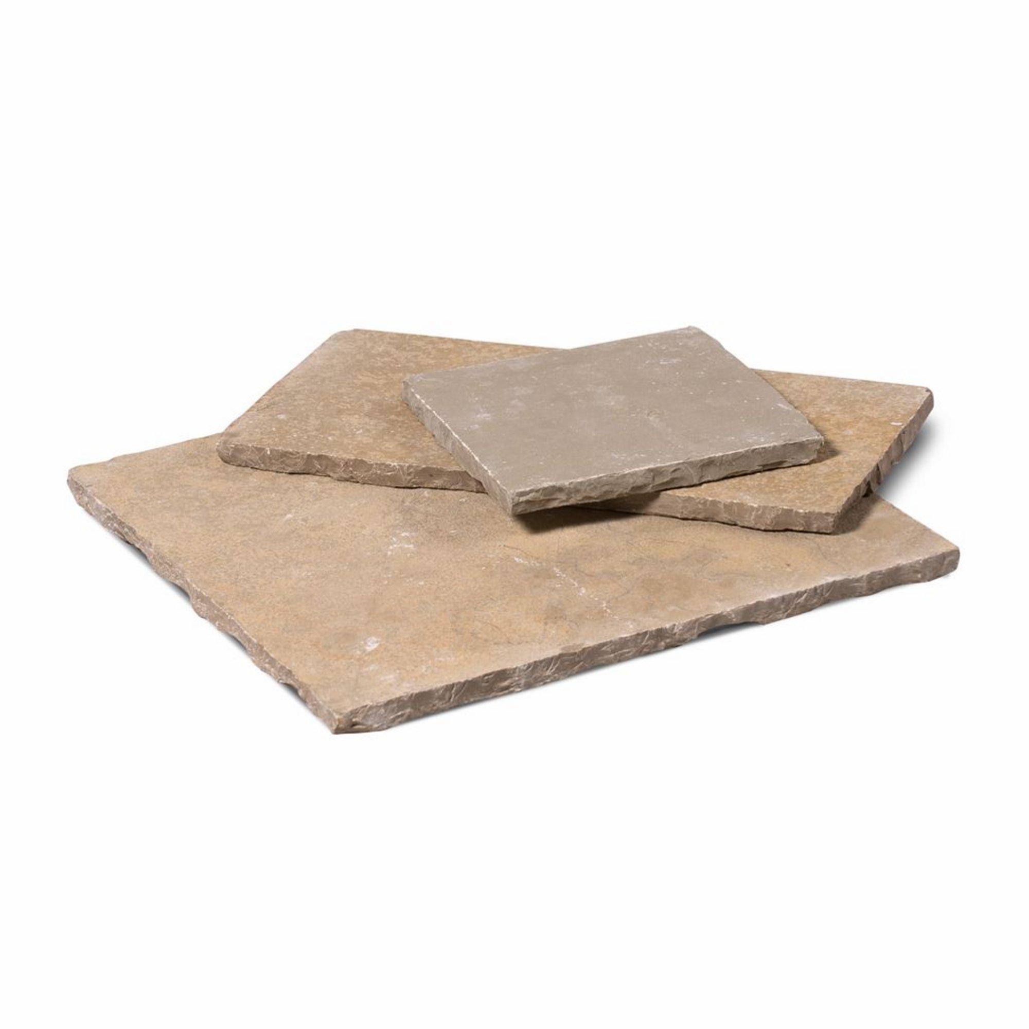 Natural cleft, hand cut edges