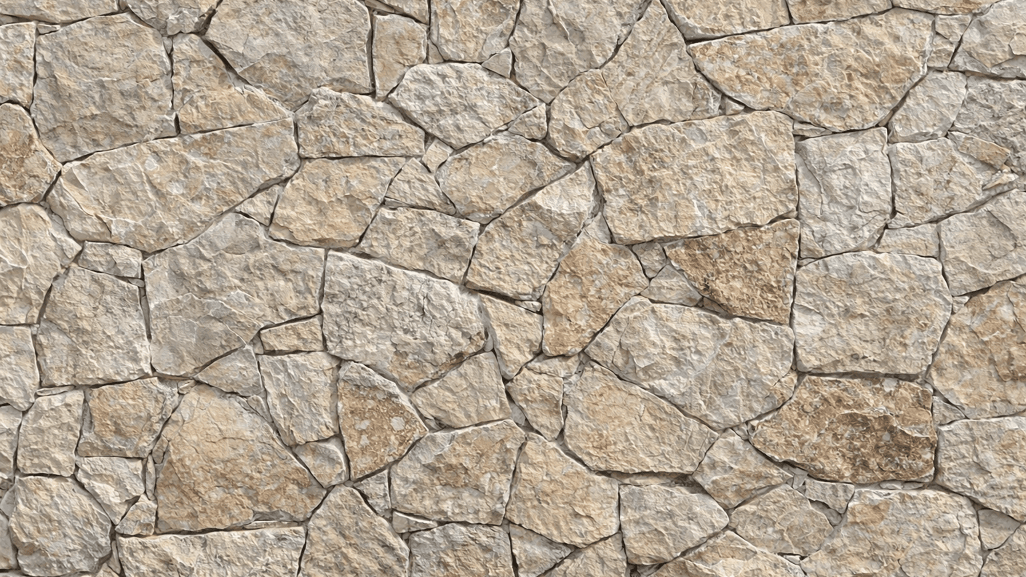 Natural cleft, hand cut edges