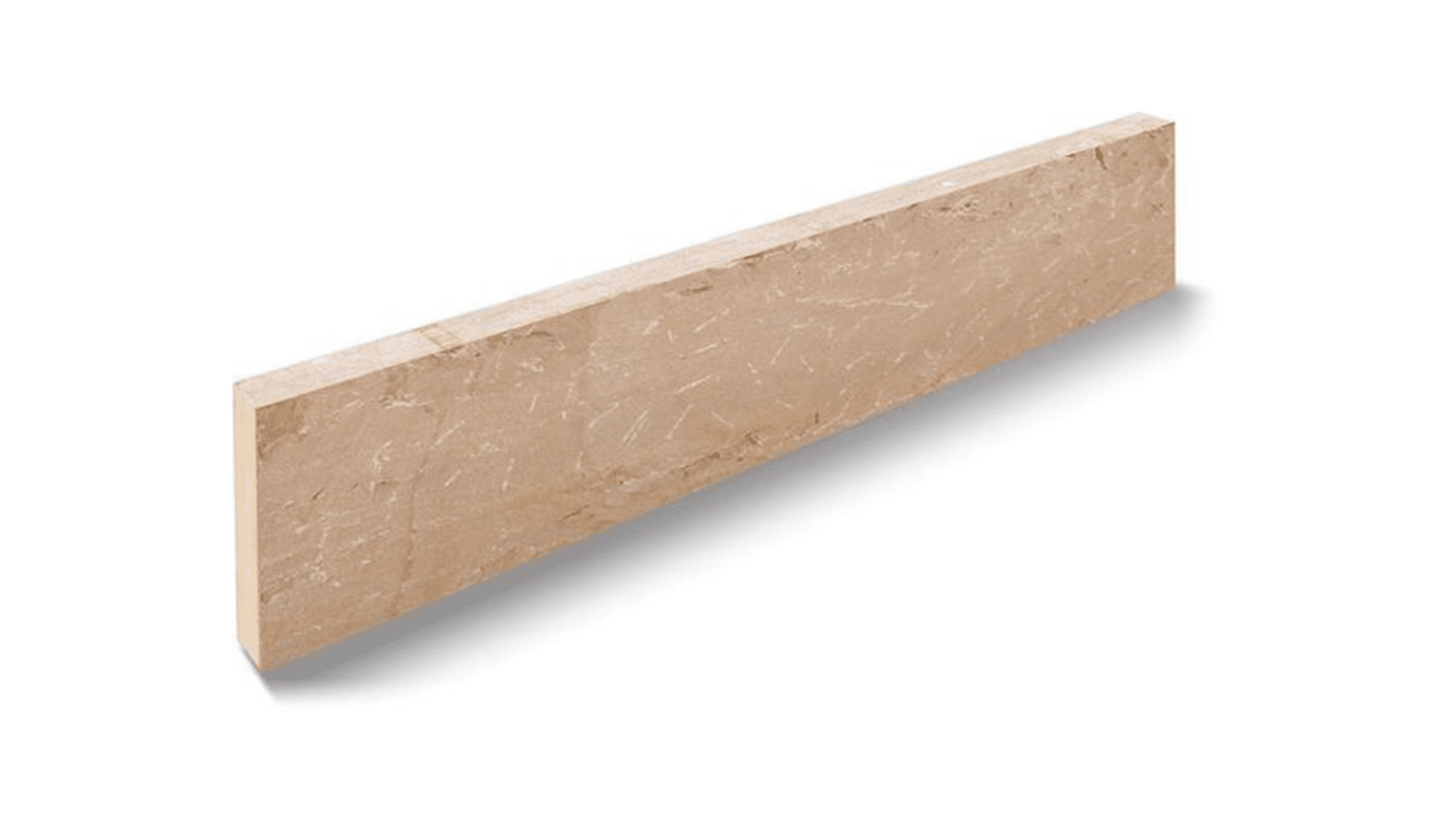 natural cleft, hand cut edges