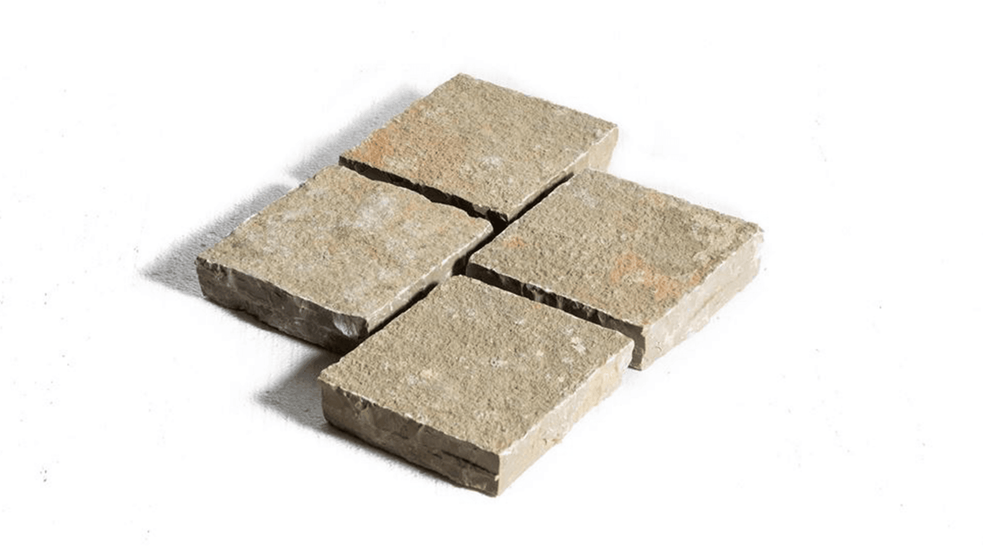 Natural cleft, hand cut edges