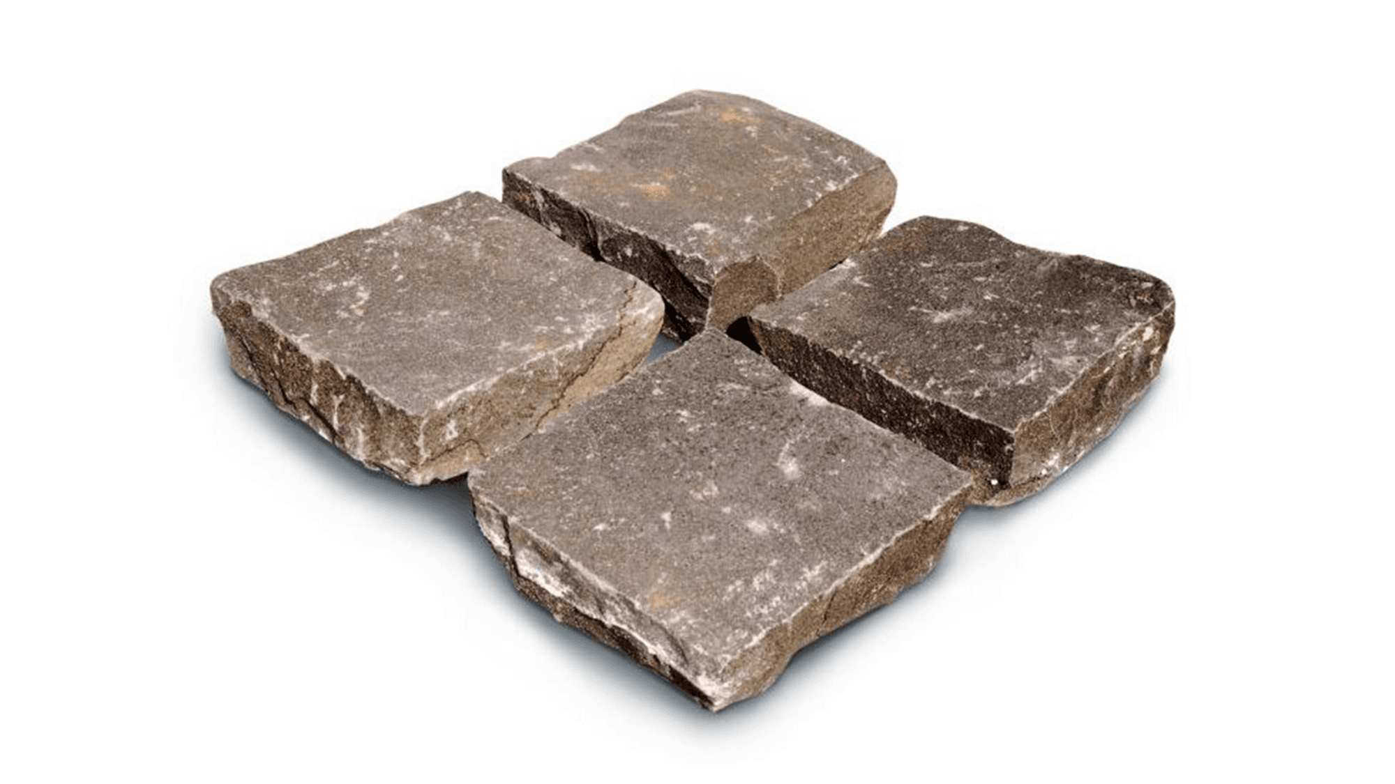 natural cleft, hand cut edges