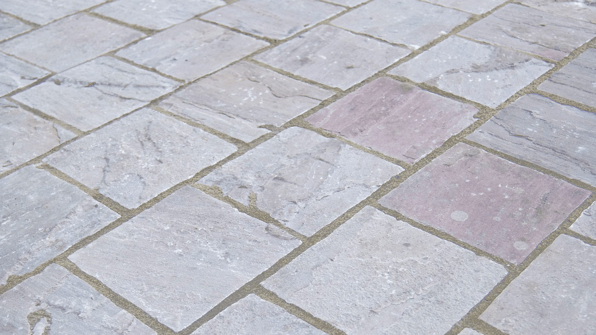 Natural cleft, hand cut edges