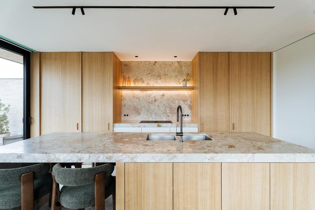 Work Top Cladding KITCHEN WORKTOP, SPLASHBACK, WALL CLADDING AND TV BENCH IN GREEN PINK ...